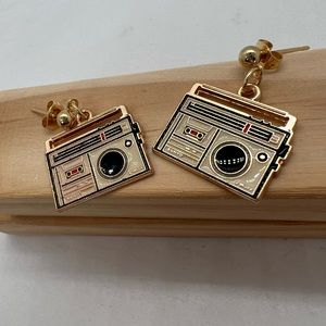 Retro Radio Earrings